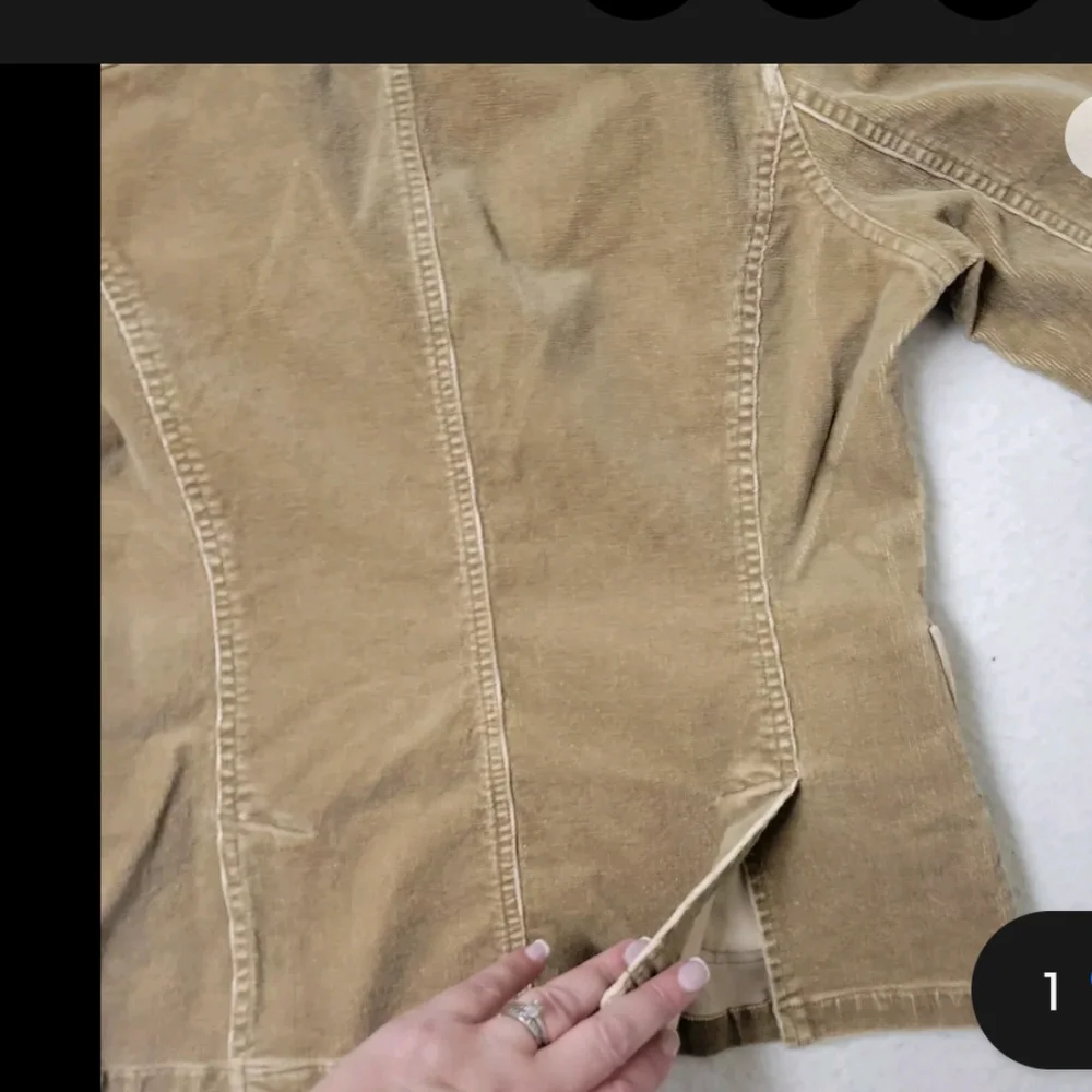 American outfitter Blazer, Tan, Corduroy,EUC,American, Eagle small, petite - Picture 4 of 6